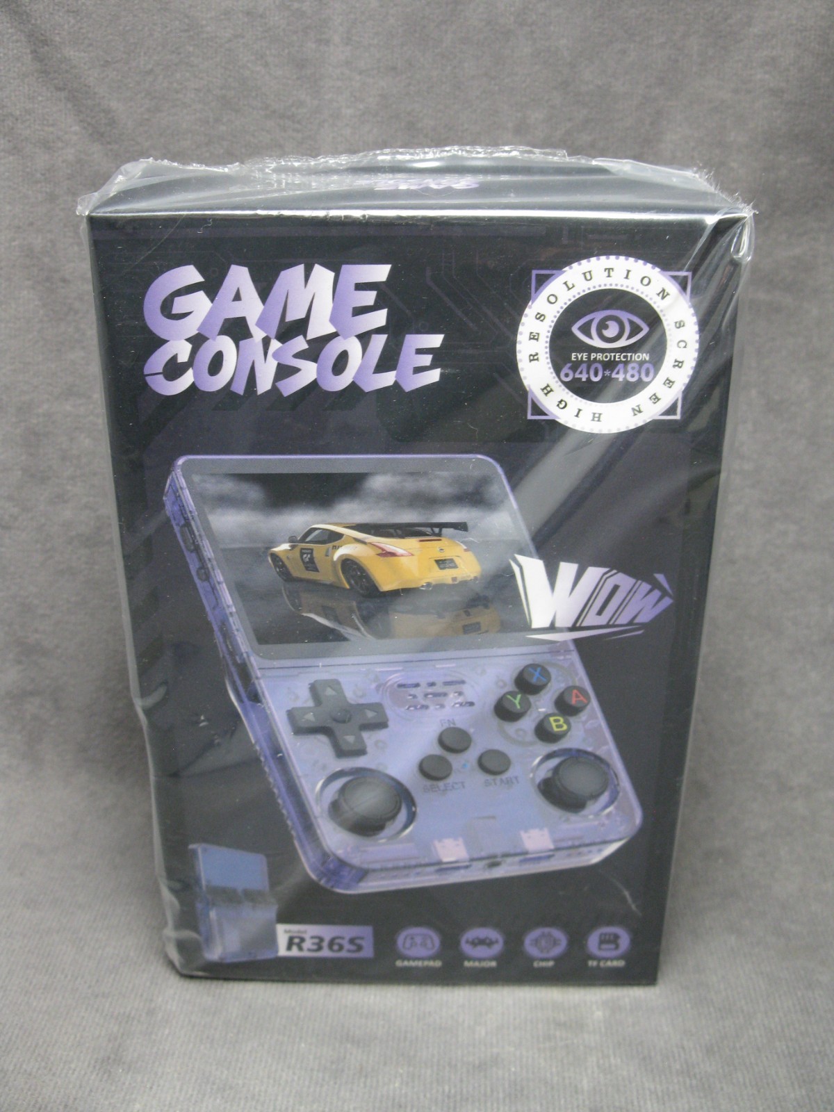 R36S Handheld Game Console IPS Display Quad-Core ARM 64GB 640×480 Green