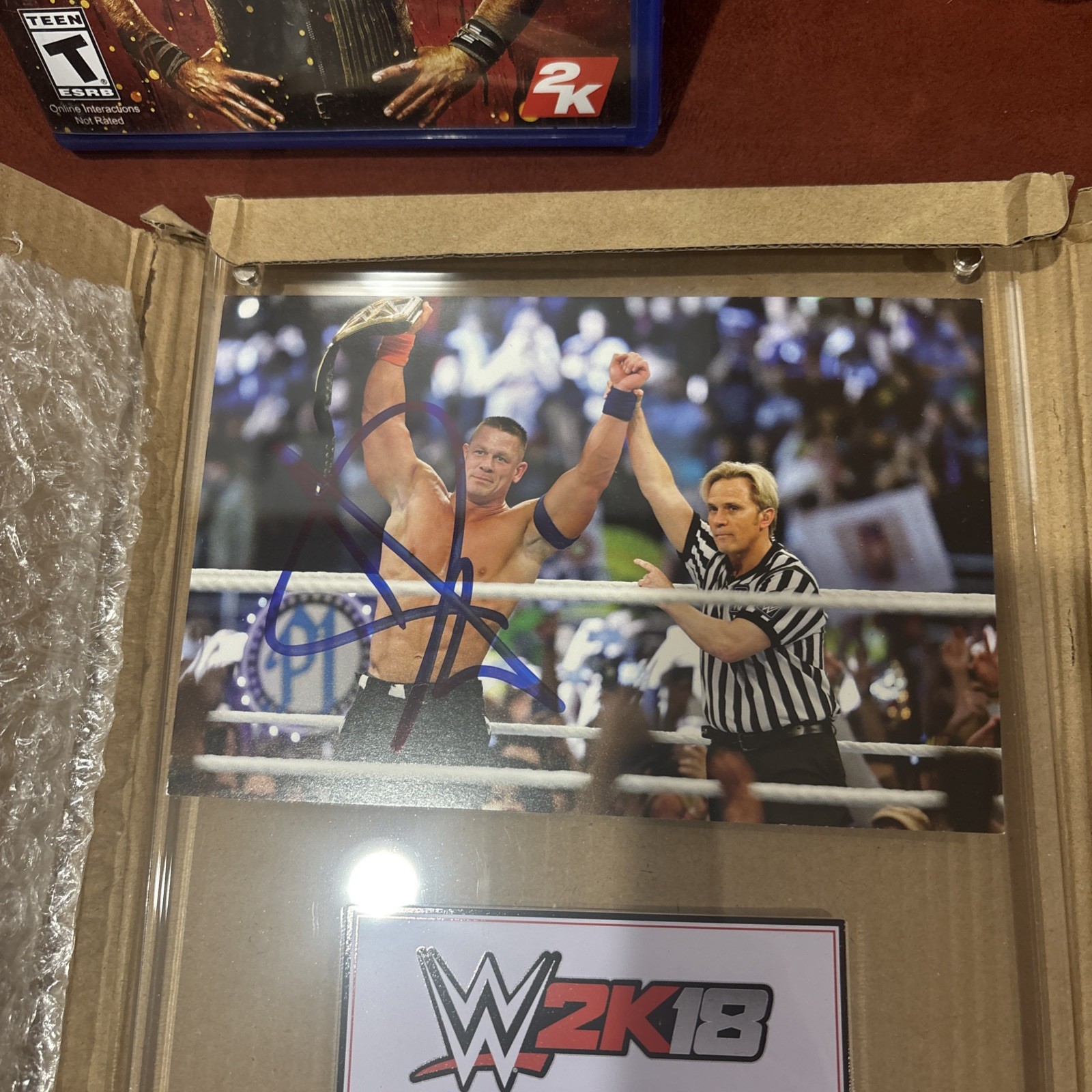 WWE 2K18 Cena (Nuff) Collector’s Edition (PlayStation 4 PS4) Complete Auto Relic