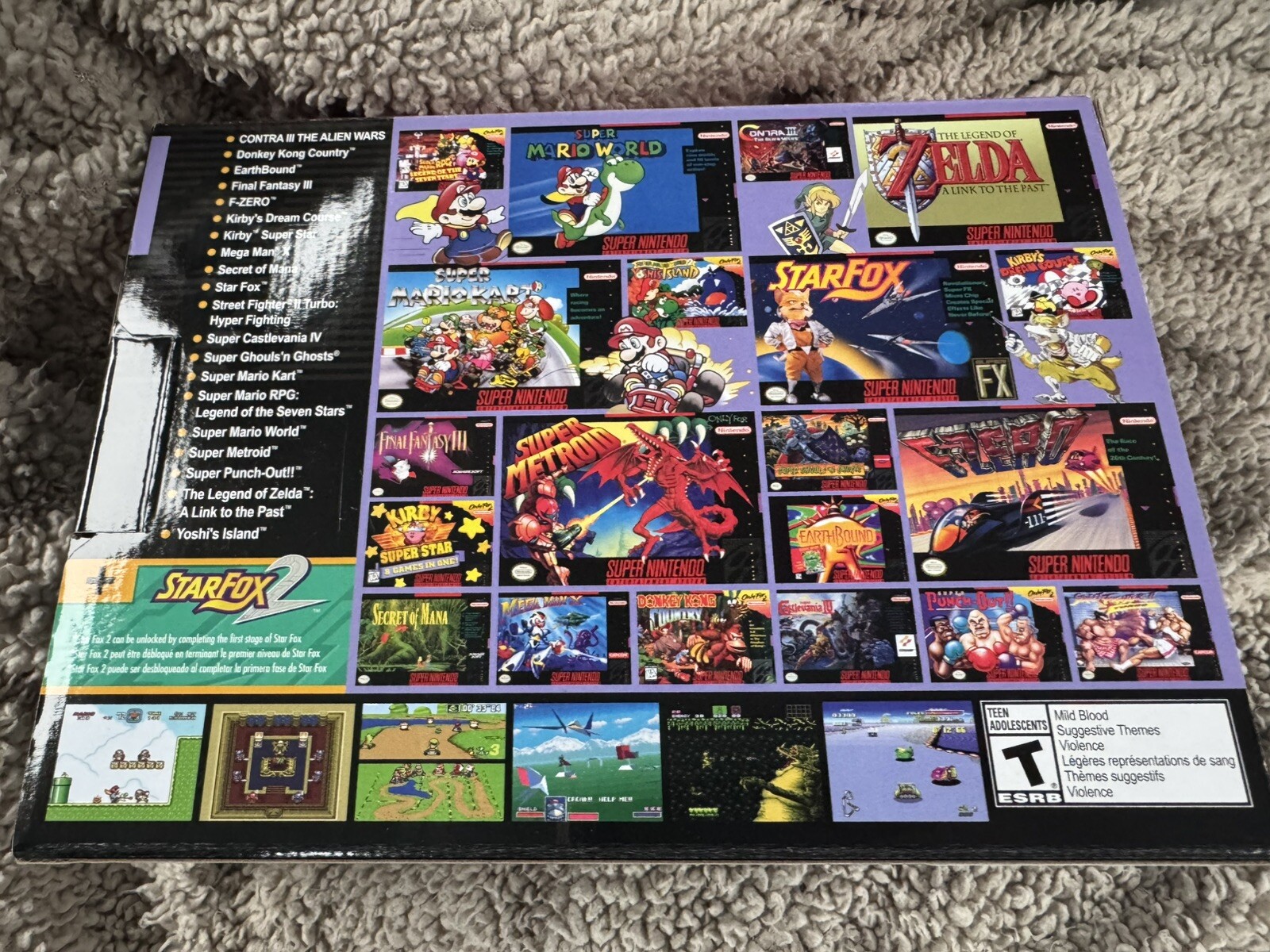 Nintendo Super NES Mini Classic Edition Control Deck – over 21 games Brand New
