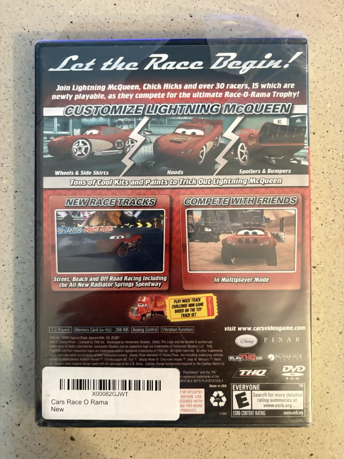 Cars Race-O-Rama (Sony PlayStation 2, 2009) ***BRAND NEW*** FACTORY SEALED***