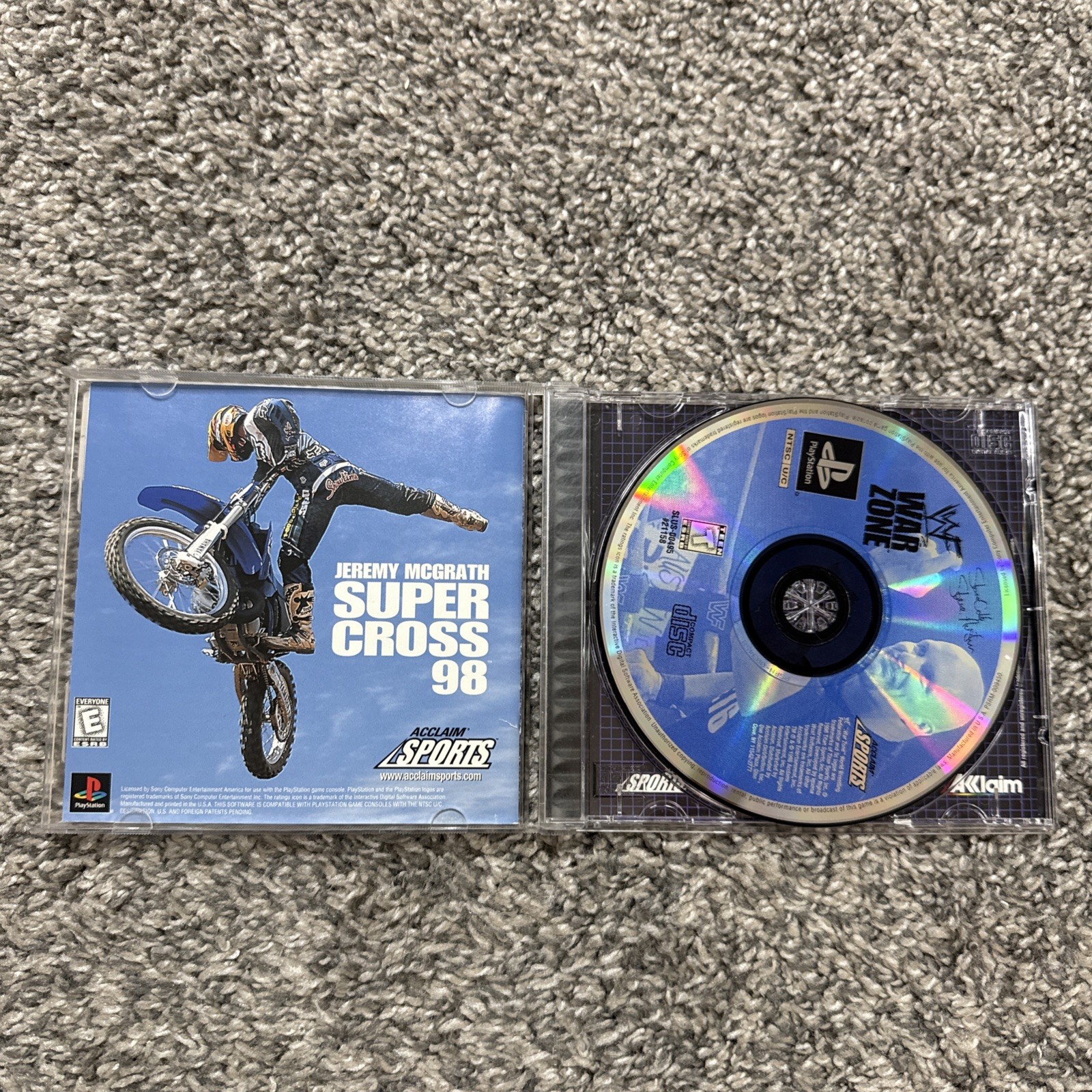WWF War Zone Warzone (PlayStation 1 PS1) Black Label CIB COMPLETE & TESTED