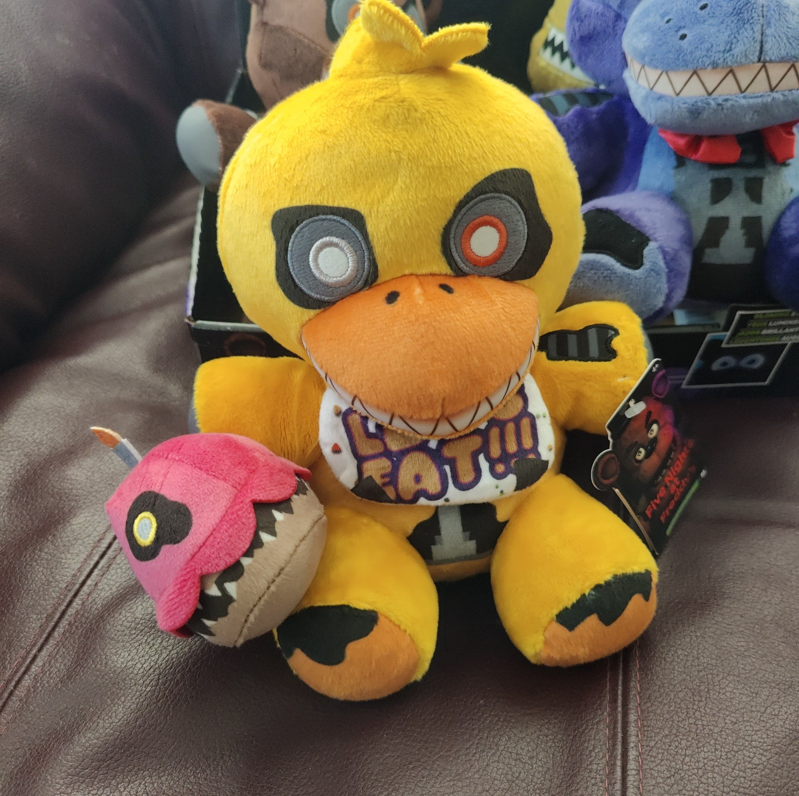 Complete Set Five Nights at Freddy’s 4 Jazwares Nightmare Plush Glow Eyes FNAF