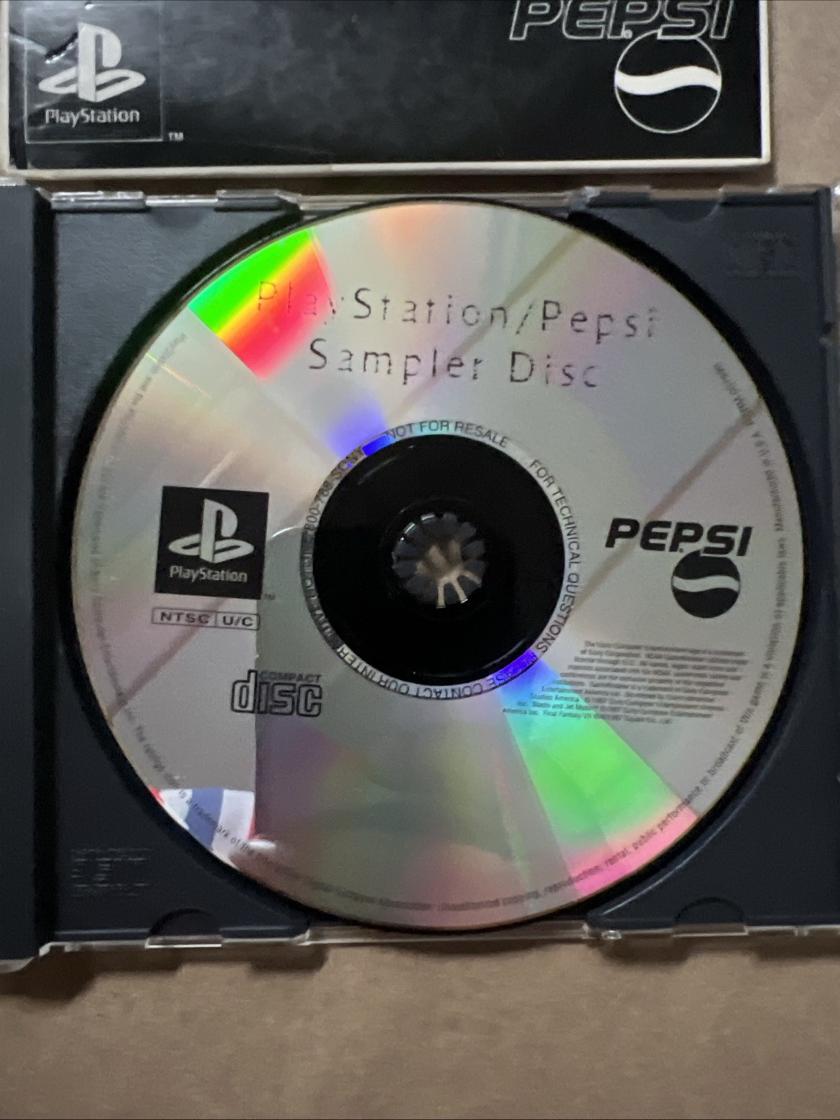 PlayStation 1 PS1 PEPSI SAMPLER DEMO DISC GAME – Tested Working – VERY RARE