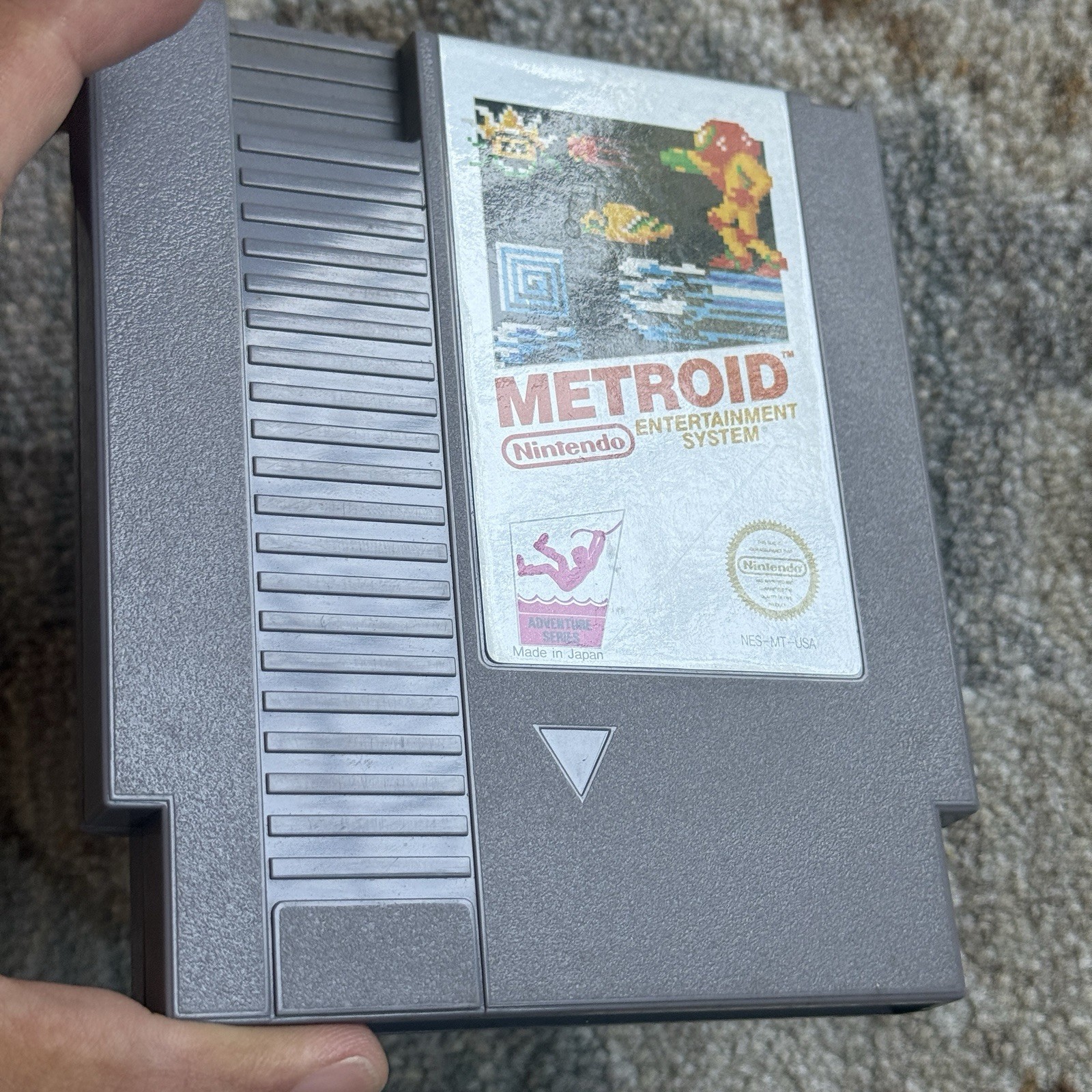 Metroid Nintendo Entertainment System NES 1987 Cartridge Only Adventure Series