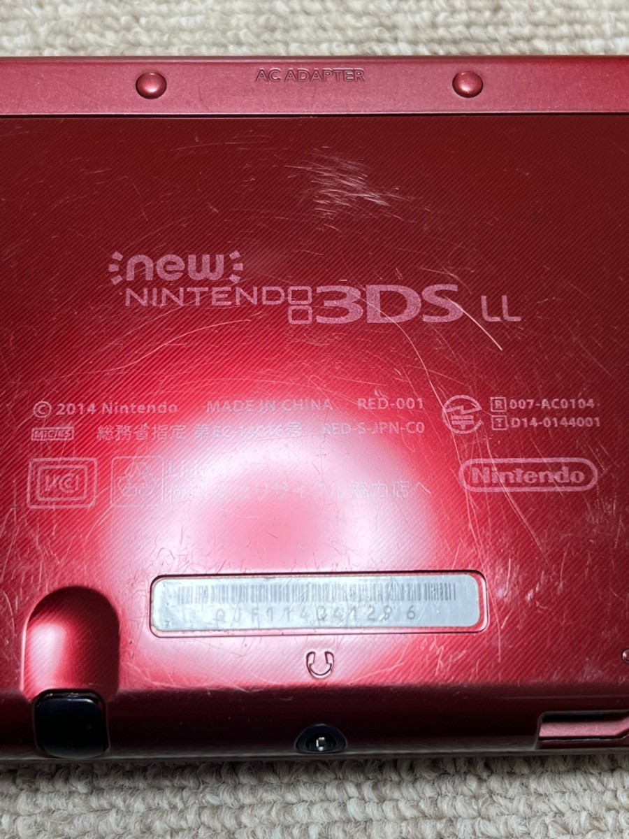 New 3DS LL XL Metalic red Japan Nintendo Console region Japanese B982 dual IPS