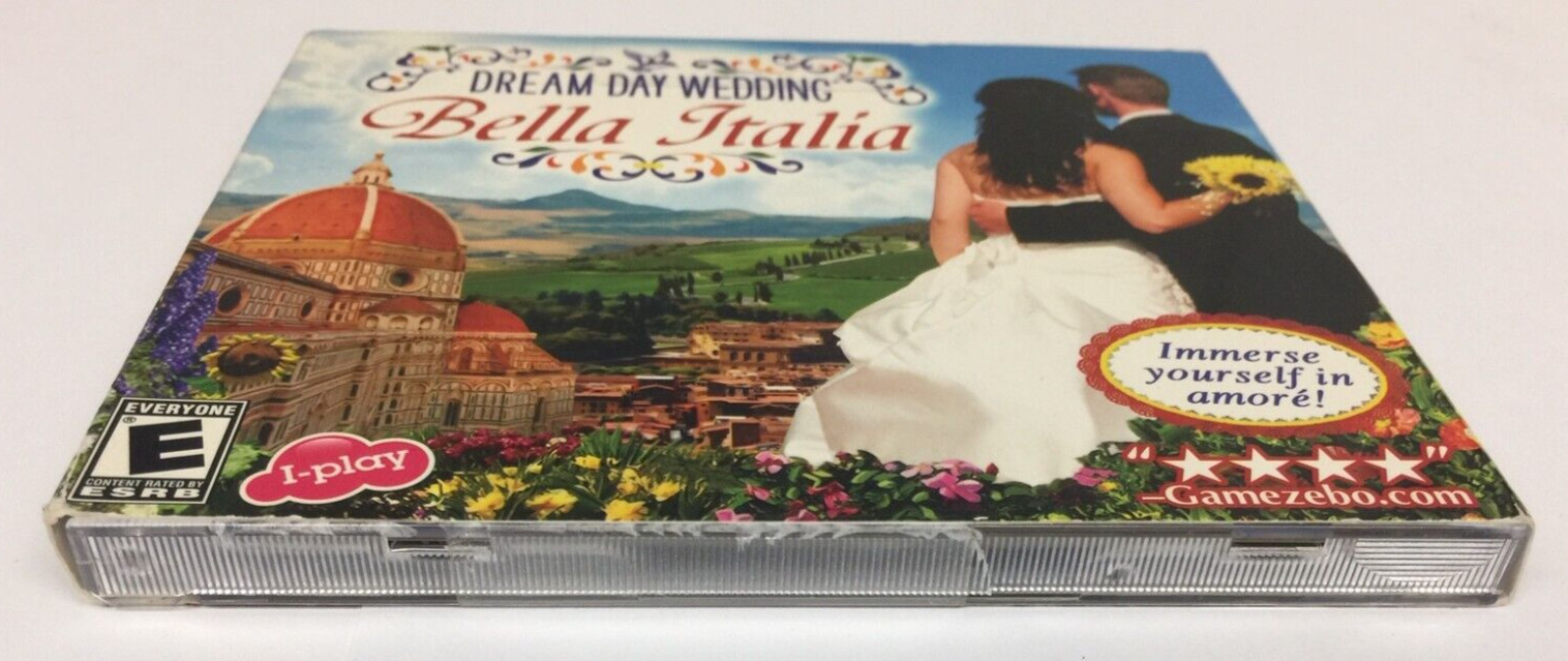 Brand NEW Sealed DREAM DAY WEDDING Bella Italia PC Video Game 2010 Oberon NIP