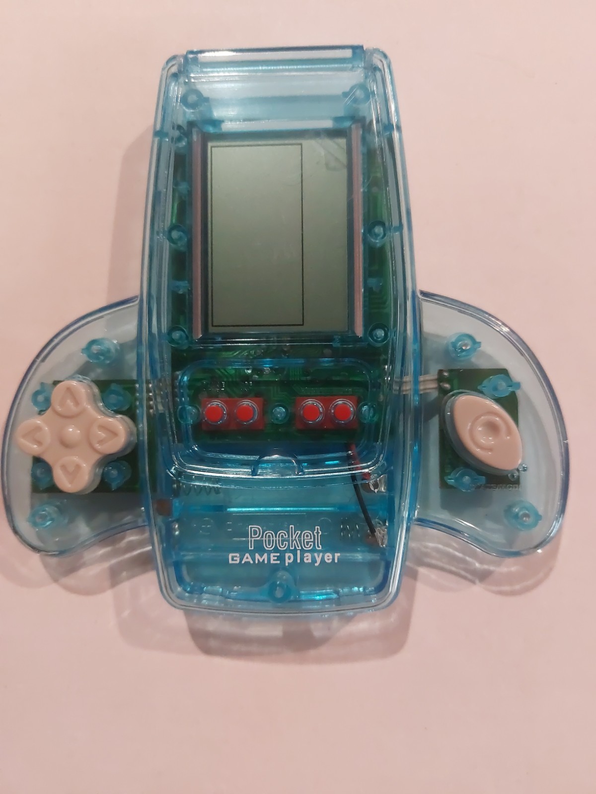 Portable BLUE Pocket Hand Held Electronic Video Game Player 11 Games