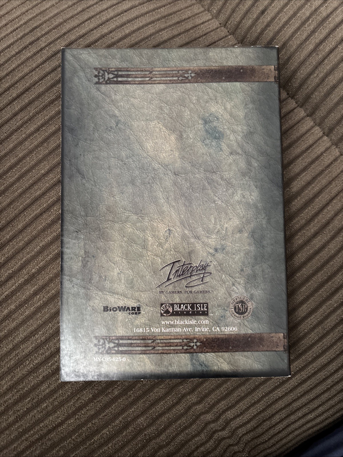 Baldur’s Gate(PC, 1998)5-Disc Set Complete With Case, Manual, Map, Ref.card