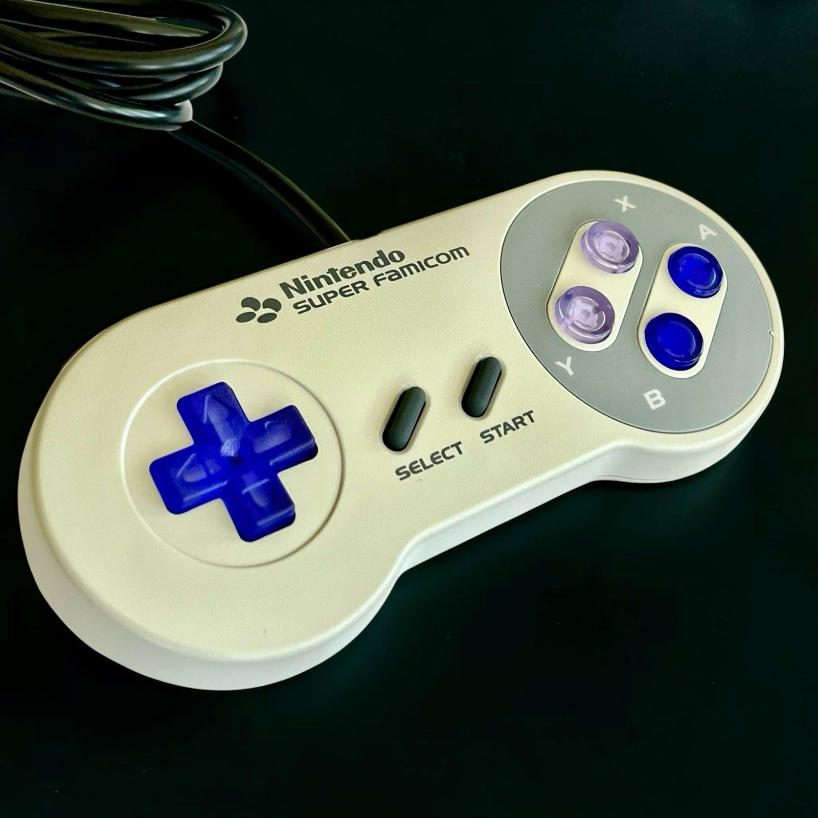 Custom OEM Super Nintendo Controller Clear Buttons NEW 6ft Cable Tested SNES SFC