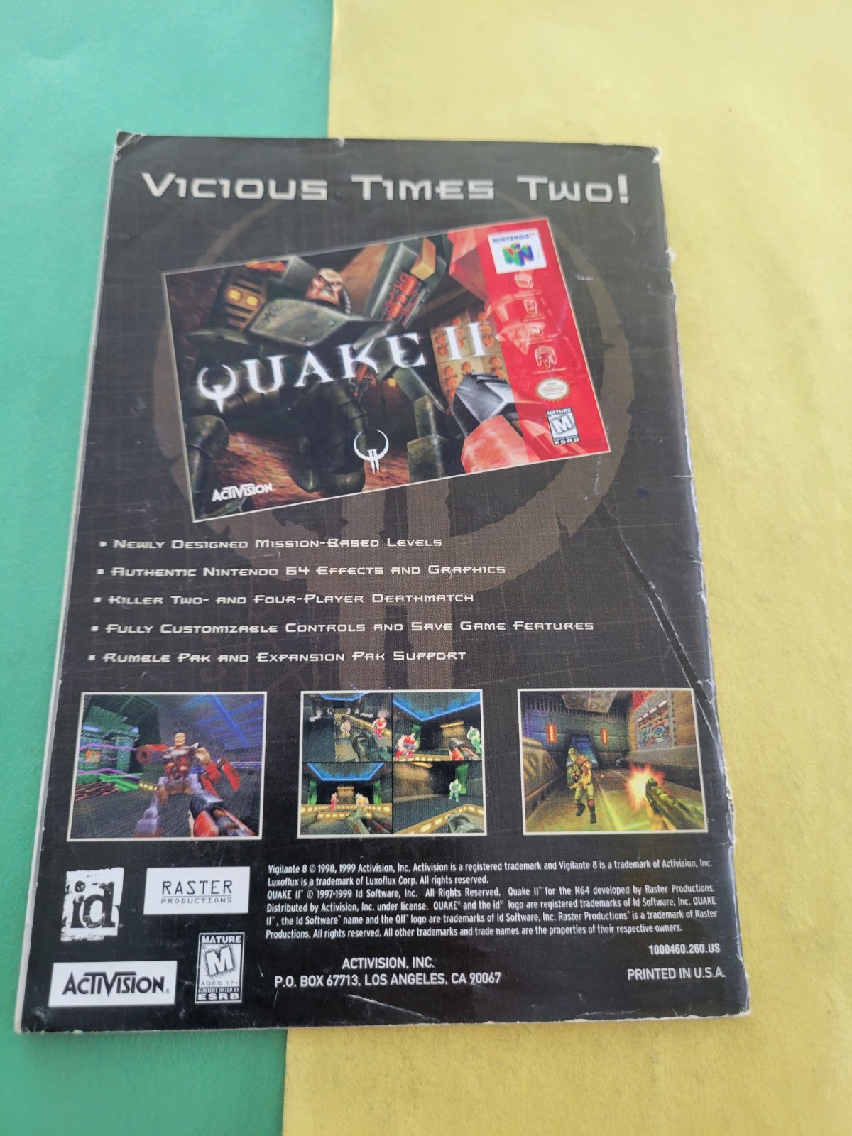 Vigilante 8 | Nintendo 64 | Manual