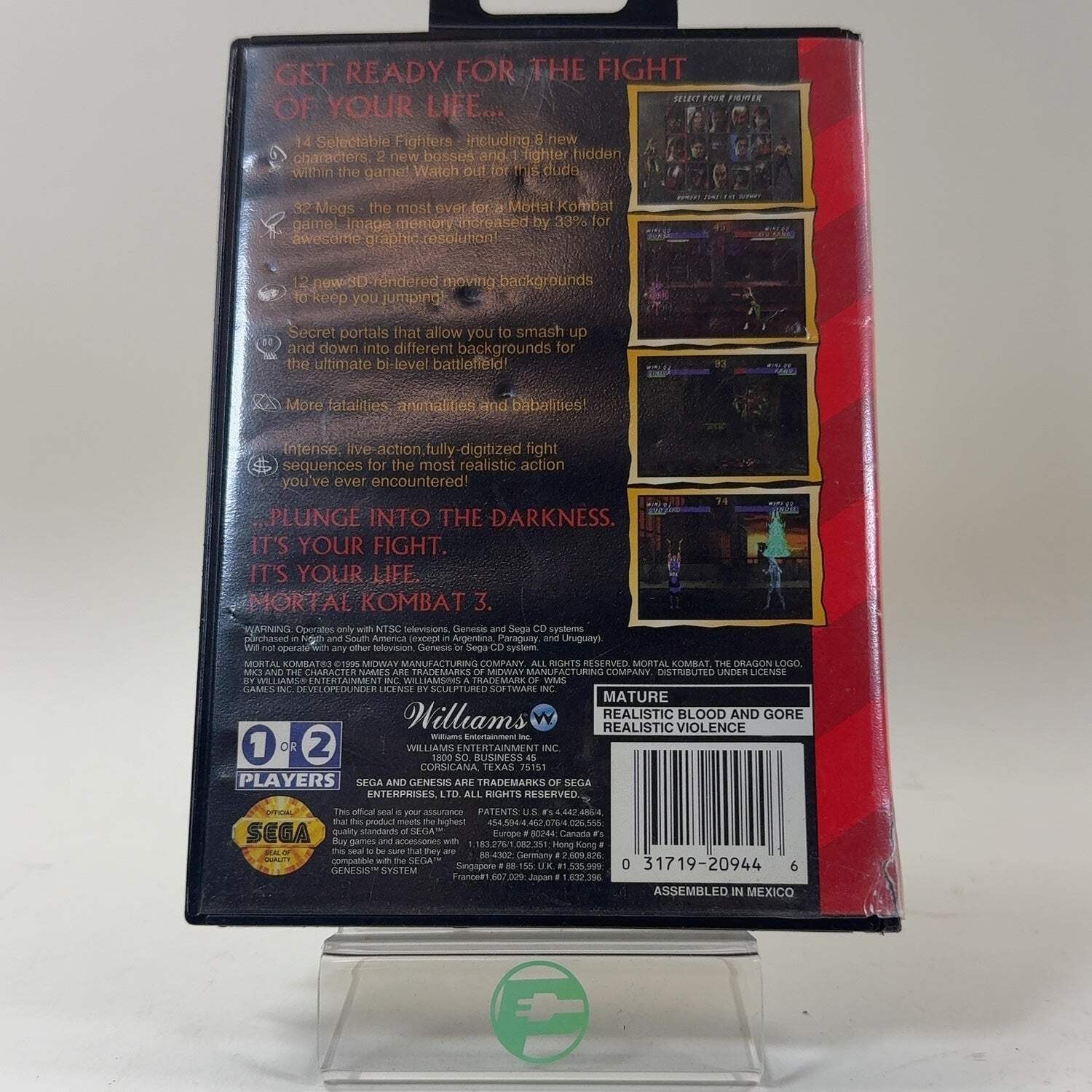 Mortal Kombat 3 (Sega Genesis, 1995)