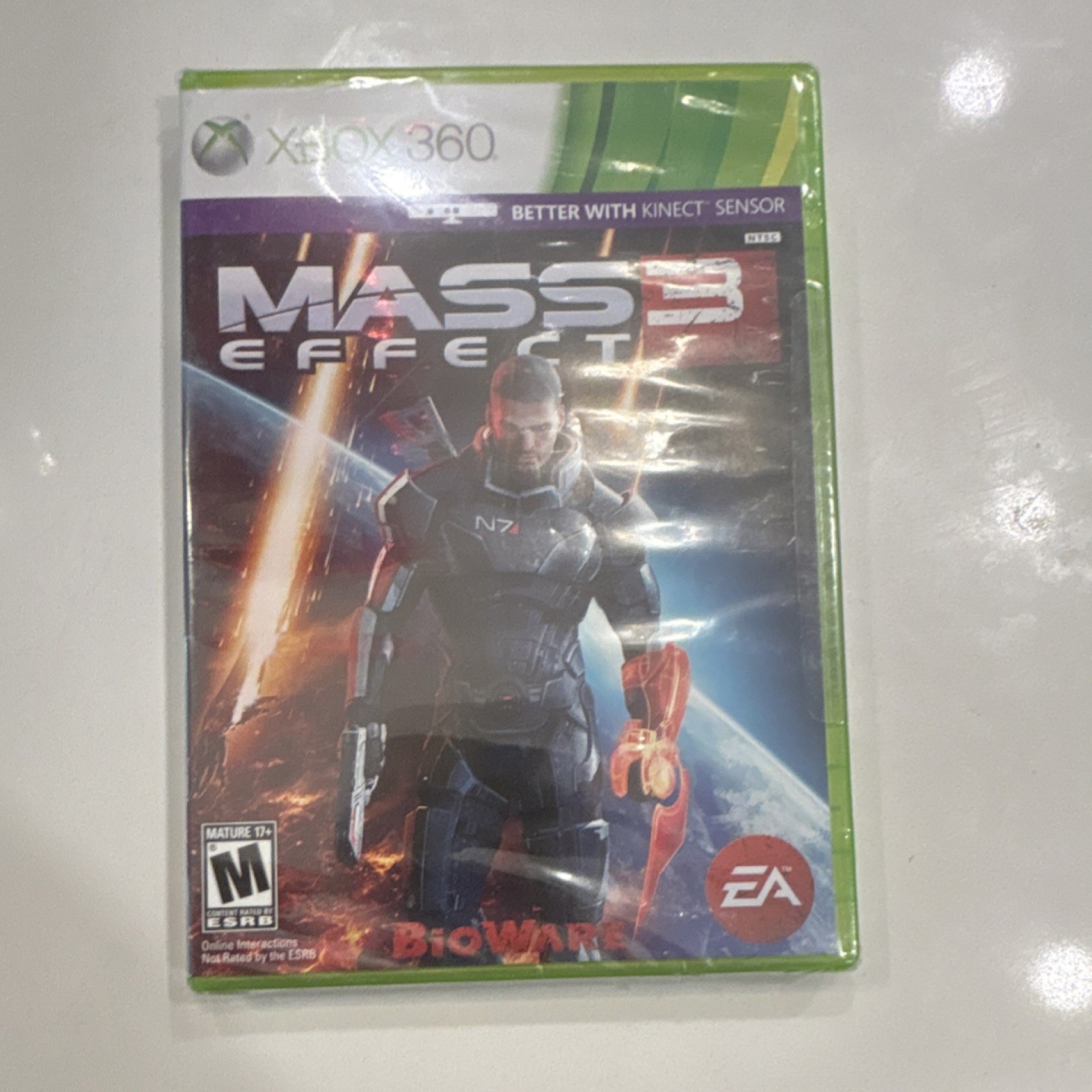 Mass Effect 3 Xbox 360 Action RPG by Electronic Arts Better with Kinect Sensor