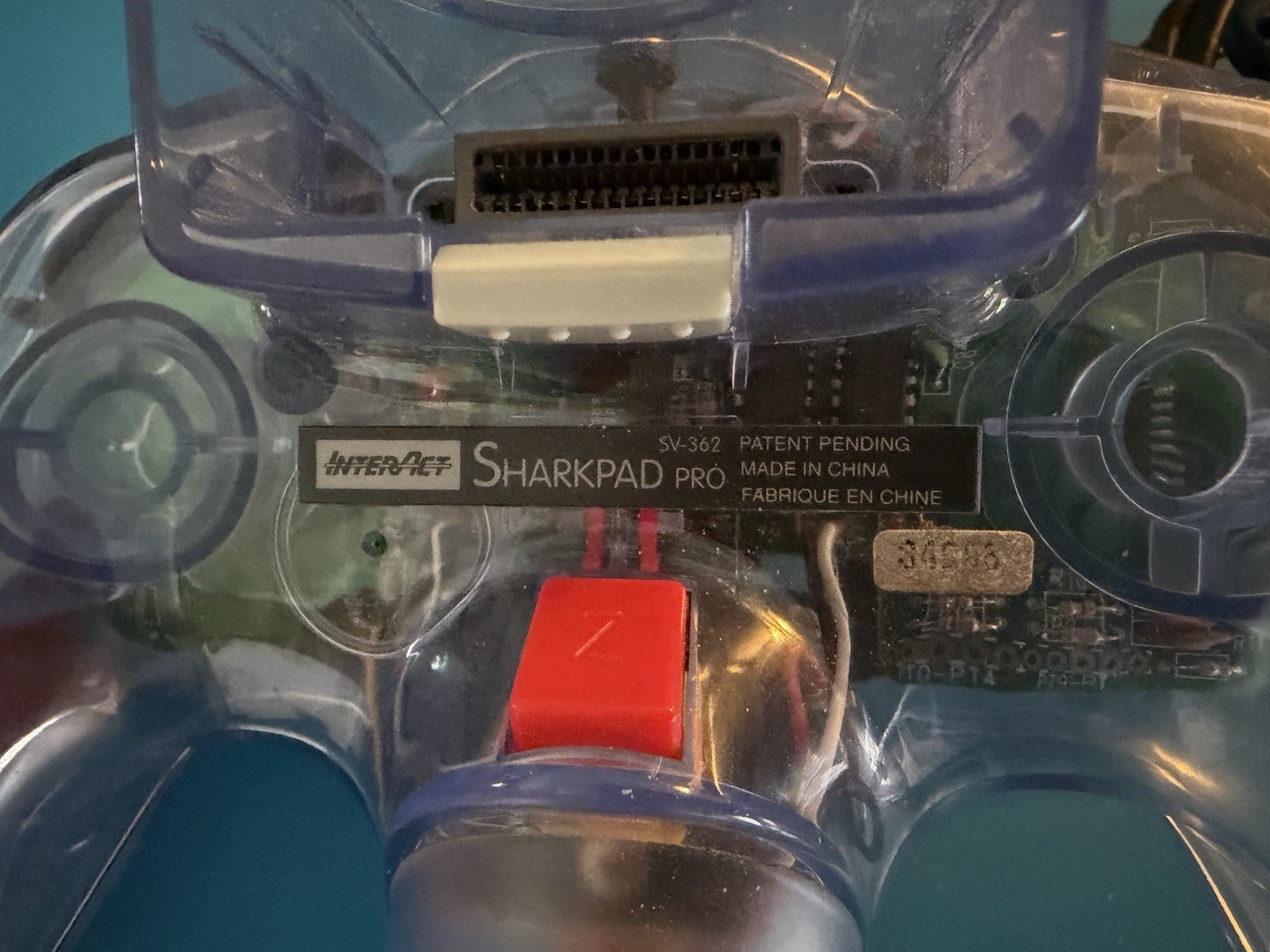 Vintage InterAct SharkPad Pro Clear SV-362 Controller for Nintendo 64 Untested