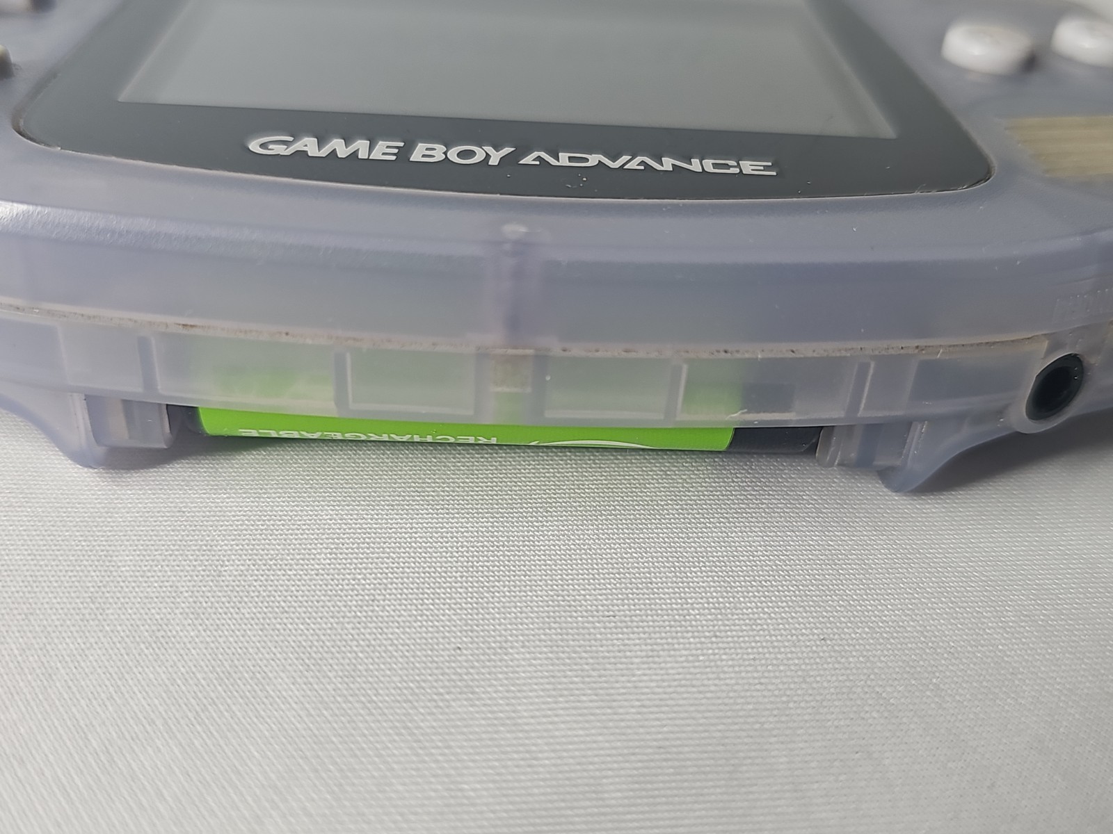 Nintendo Game Boy Advance Handheld Gaming Console Clear Glacier Gray | AGB-001