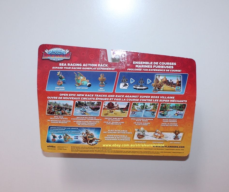 Skylanders SuperChargers Sea Racing Pack Deep Dive Gill Grunt 2015 NEW SEALED