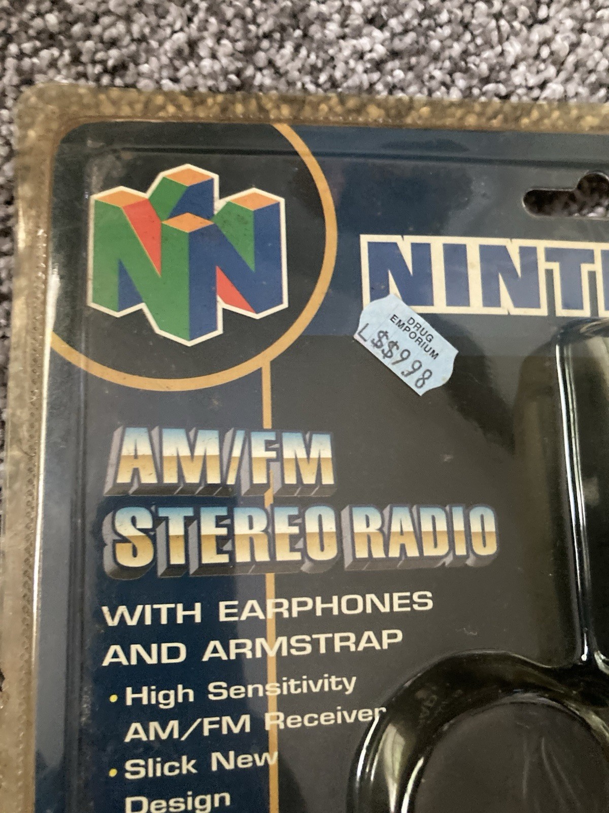 Nintendo 64 AM/FM Stereo Radio with Earphones & Large View Finder Collectible