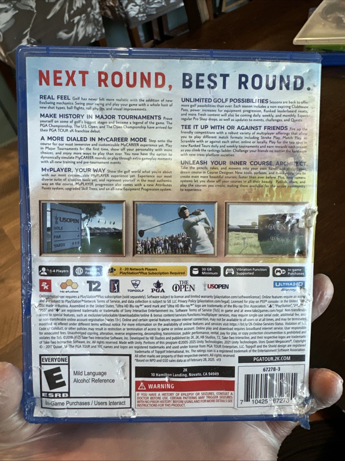 PlayStation 5 PGA Tour 2K25 Golf