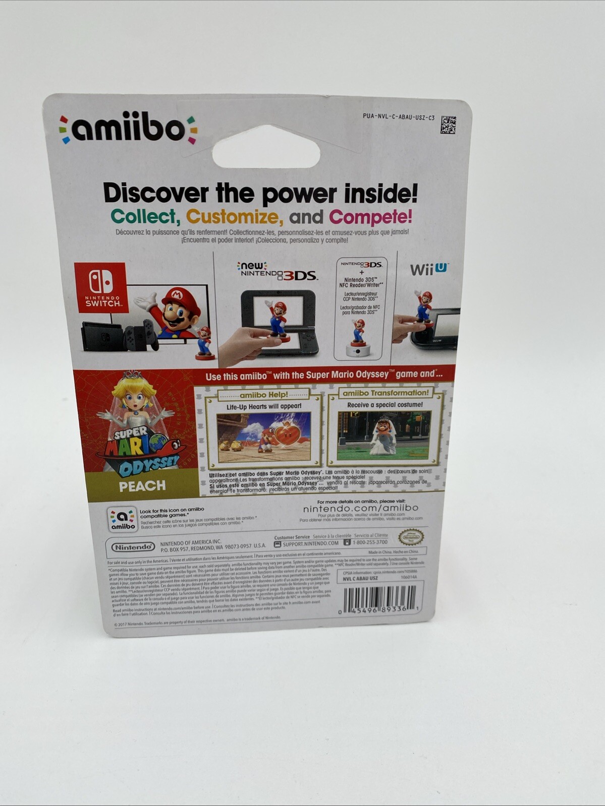 NINTENDO AMIIBO SUPER MARIO ODYSSEY MARIO + PEACH + BOWSER WEDDING SET OF 3 NEW