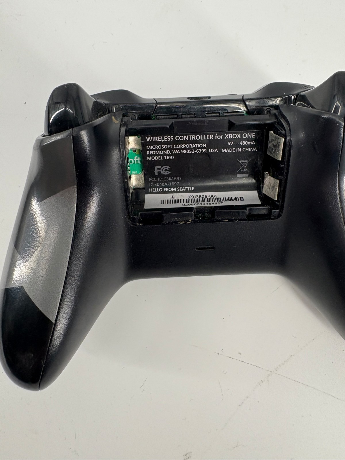 XBOX Controller Black and Gray No chords