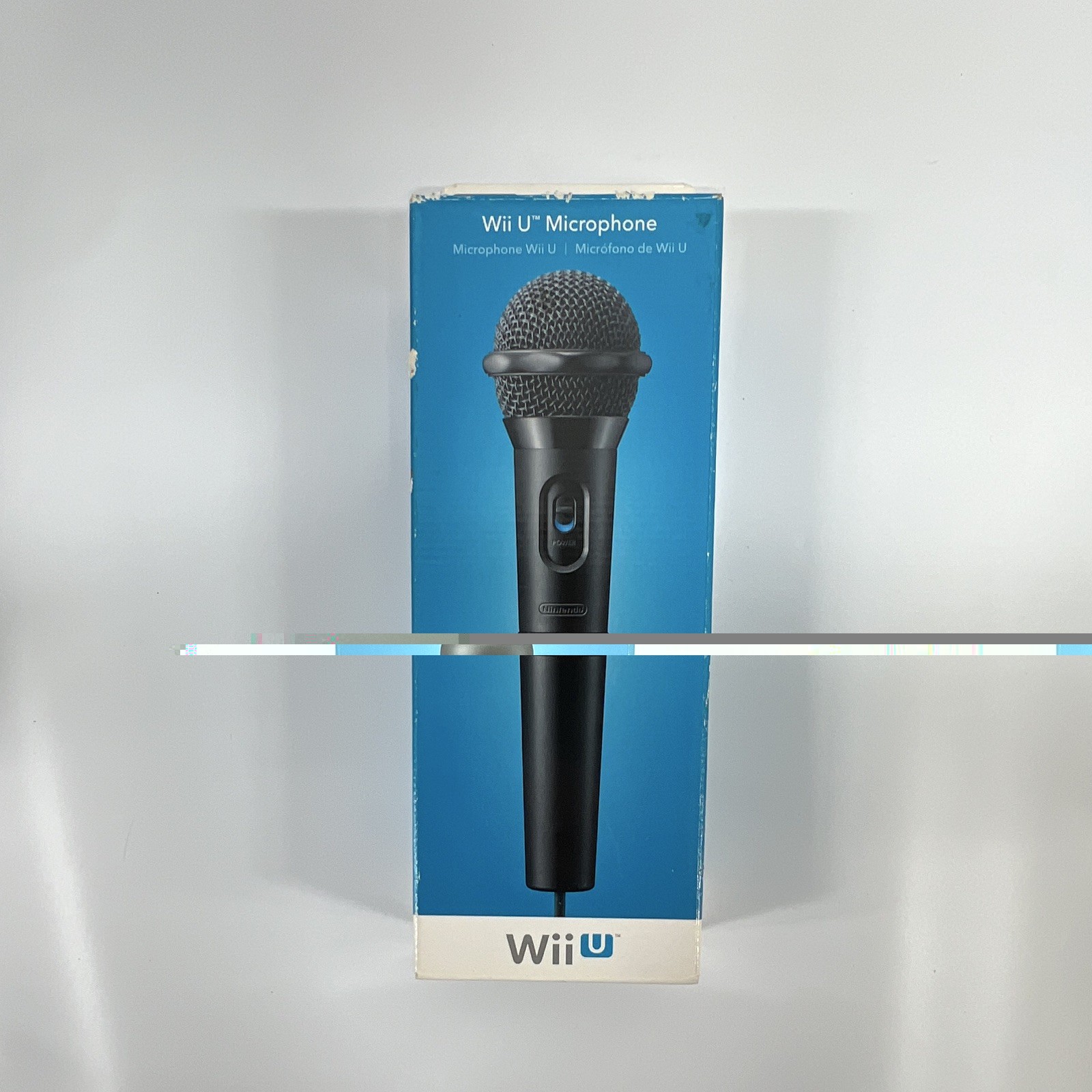 Nintendo Wii U Microphone Black WUP-021 8.5 x 3.3 x 3.3 in 5.3 oz