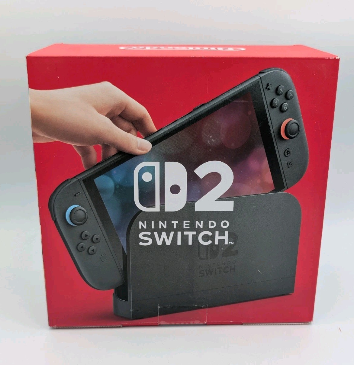 Nintendo Switch 2 EMPTY BOX Only w Insert Paperwork Cardboard Sleeves Mario Kart