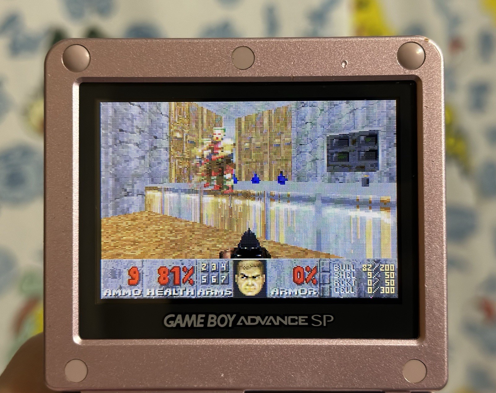 Doom II Nintendo GameBoy Advance Authentic Saves GBA Tested Clean