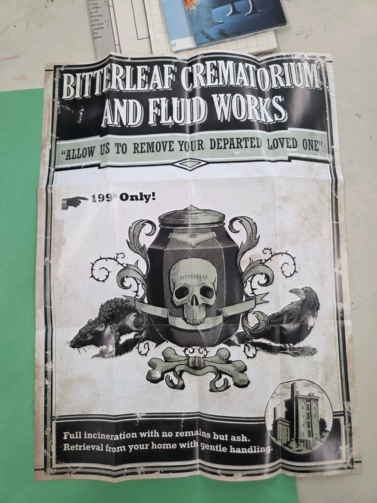 Dishonored Game of the Year Double Sided Folded Poster – Bitterleaf & Rothwild