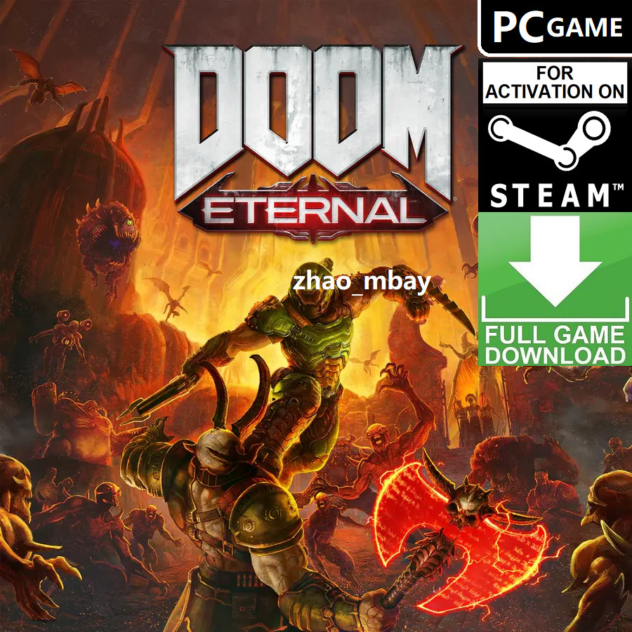DOOM Eternal PC Steam Key GLOBAL FAST DELIVERY! FPS RPG ACTION Demon Slaying