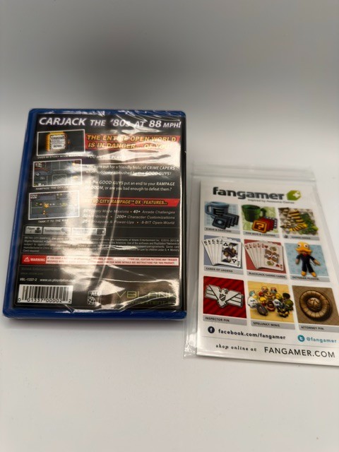 Retro City Rampage Dx Ps Vita 2015 Vblank First Print Brand New Factory Sealed
