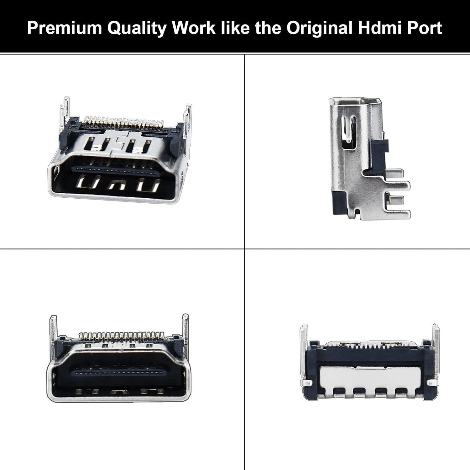 2x OEM HDMI Port Socket Connector Replacement For PlayStation 5 PS5