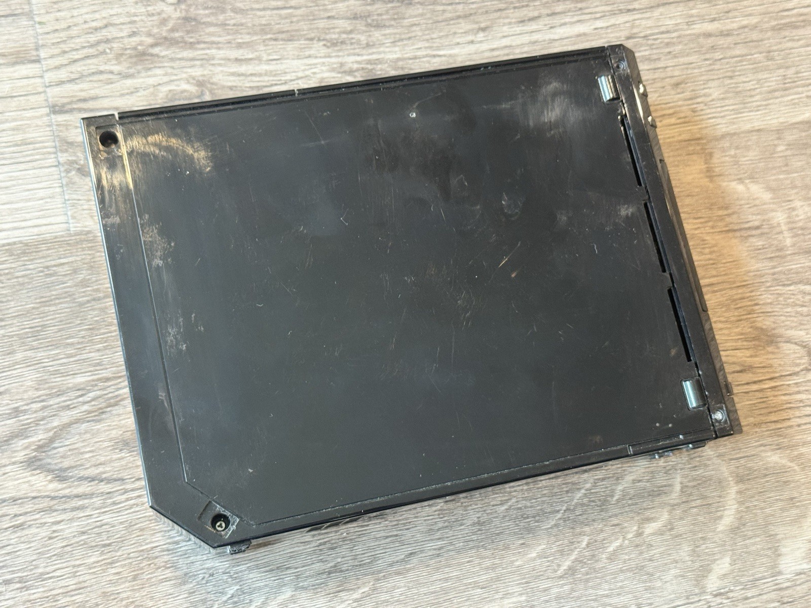 Nintendo Wii Console ONLY RVL-001 Black For PARTS OR REPAIR Needs Disc Drive
