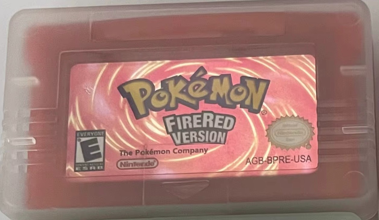 Pokemon Emerald, LeafGreen, Ruby, Sapphire, FireRed GBA Cartridges+Case(TESTED)