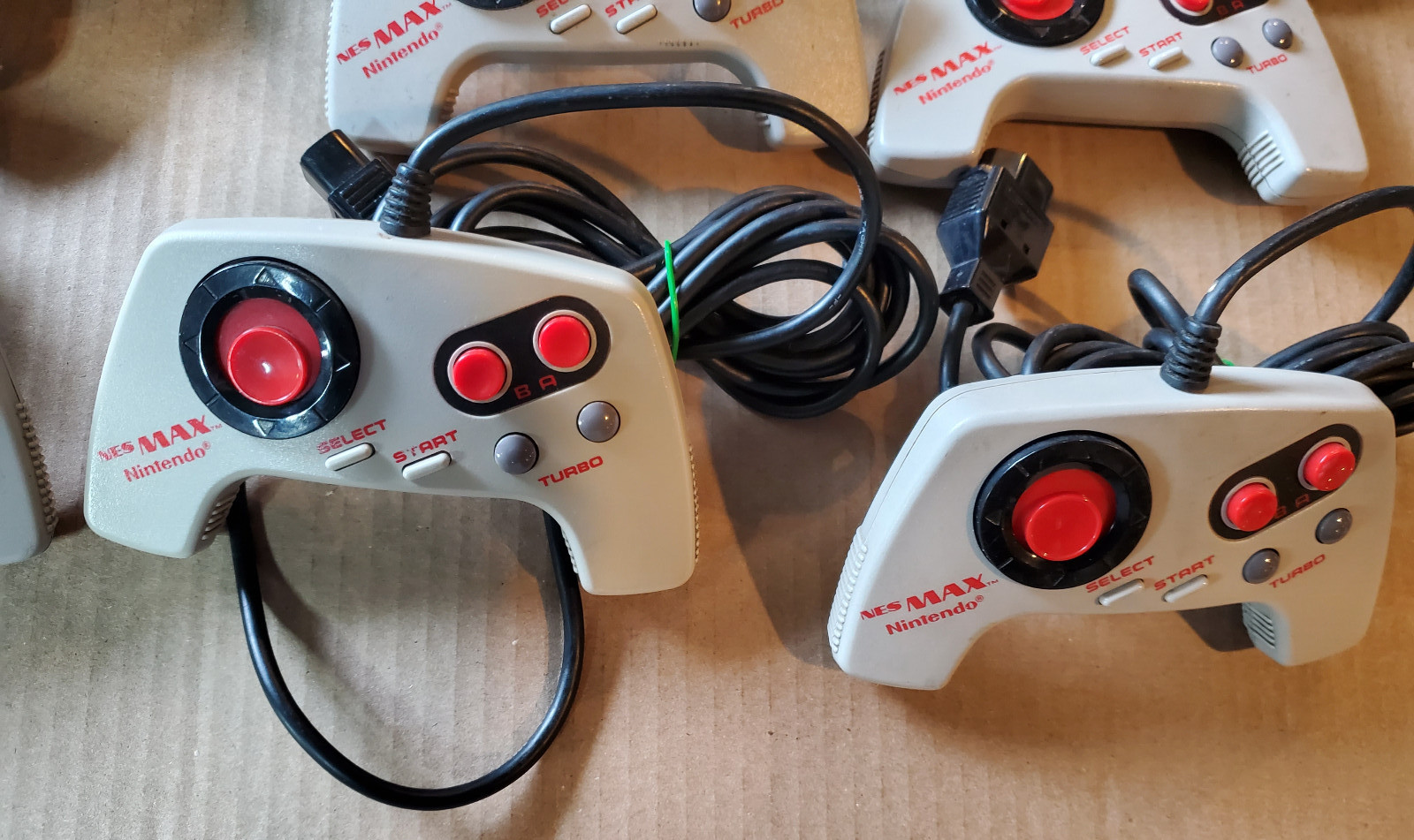 Lot of 9 Nintendo NES-027 NES MAX Controllers Tested