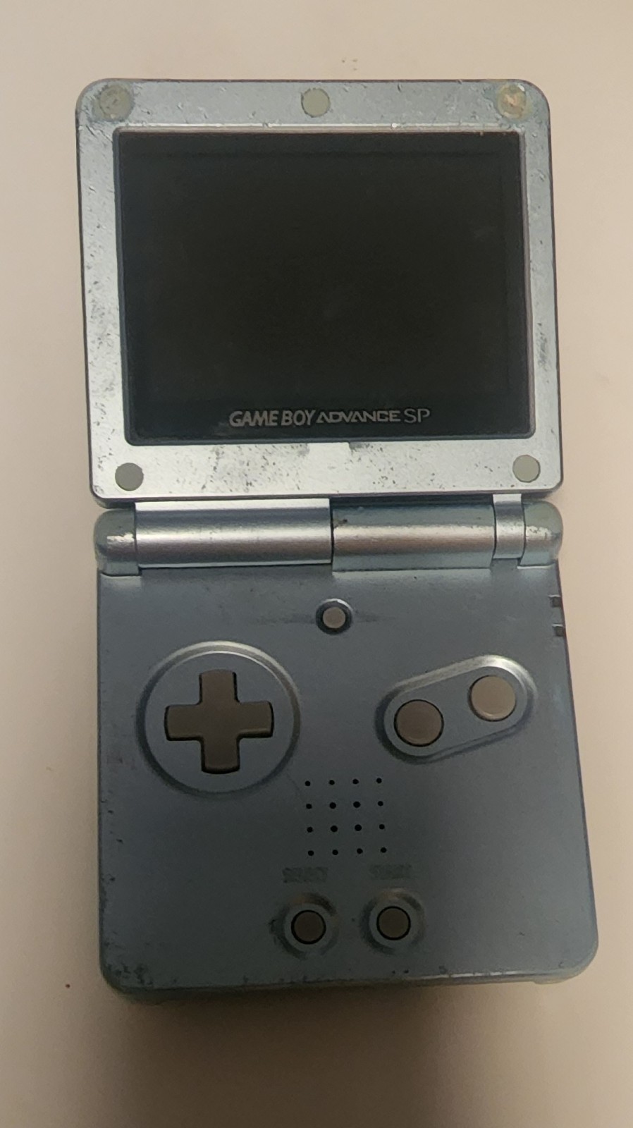 Nintendo GameBoy Advance GBA SP Pearl Blue AGS-101 Console *Read Description**