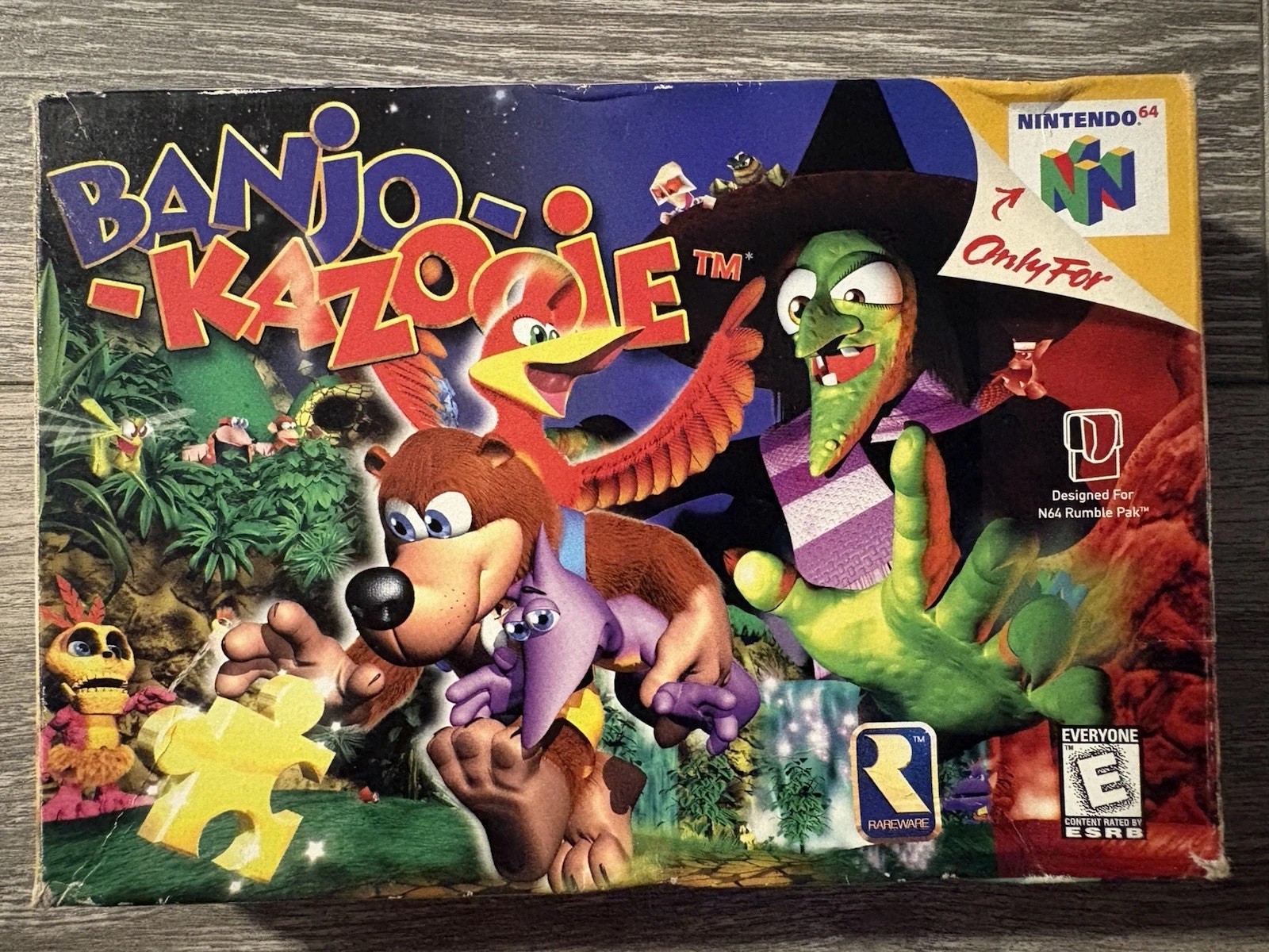 Banjo-Kazooie N64 CIB Complete in Box Nintendo 64 Tested Authentic