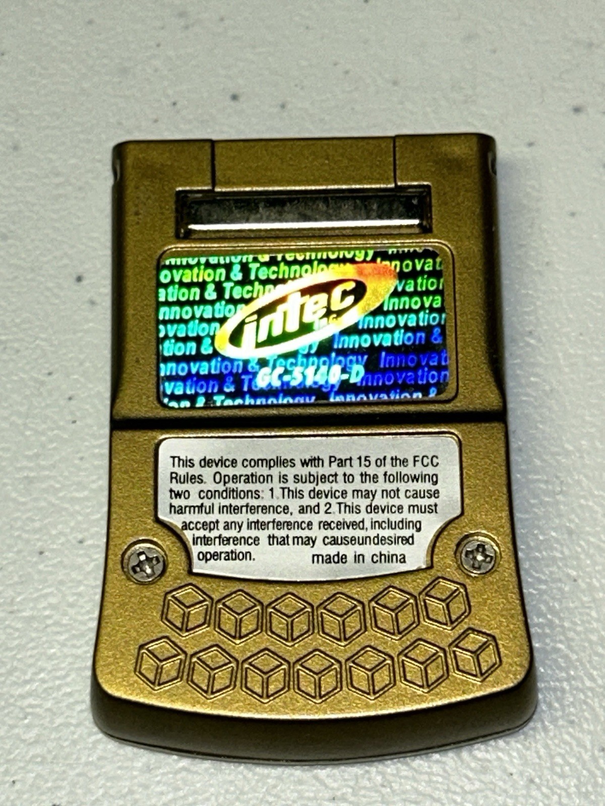 Intec 64MB GOLD Memory Card for Nintendo Gamecube Gaming Console System