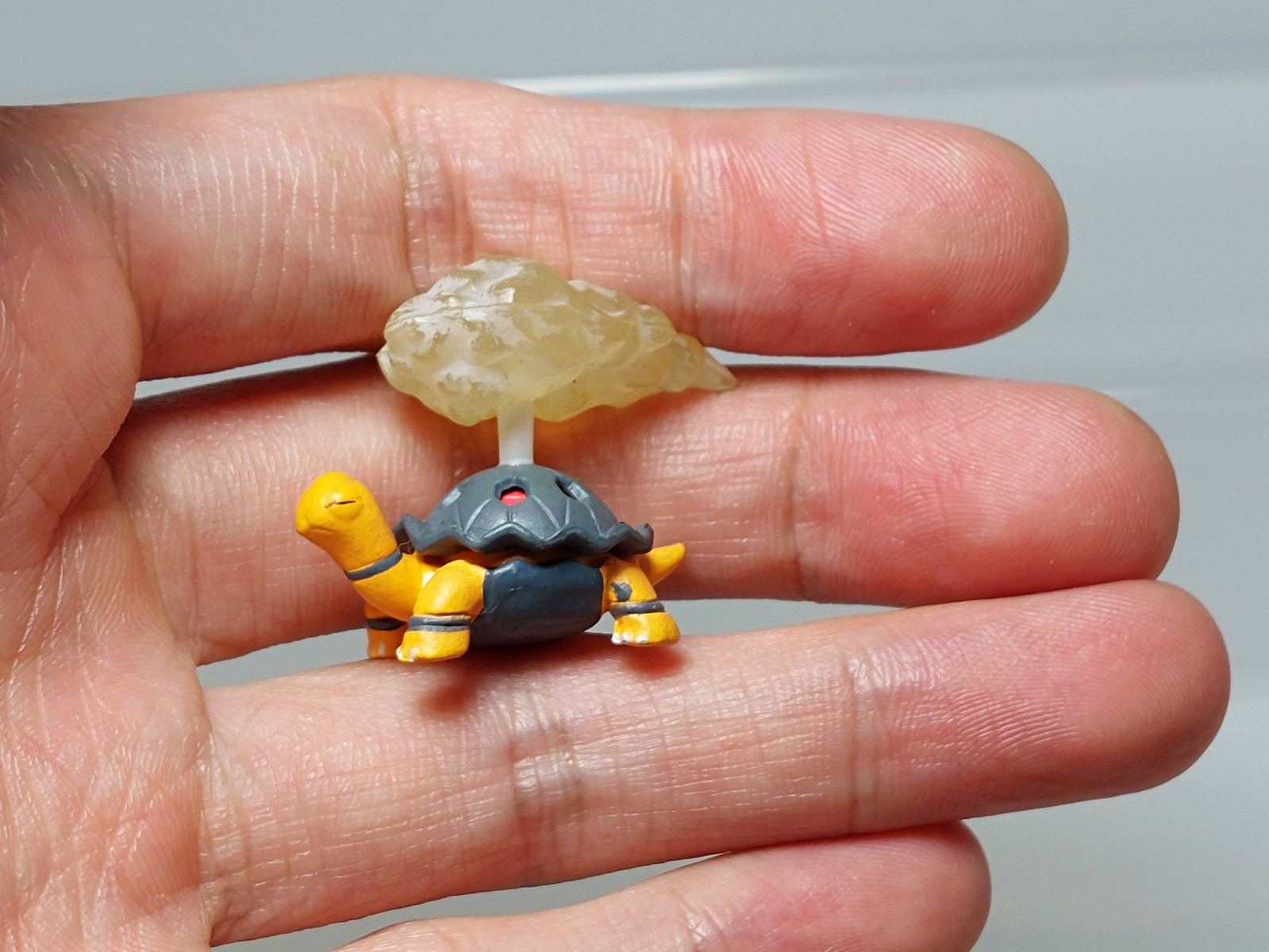 Torkoal Cotoise Rittai Pokemon Zukan Figure Gashapon Tomy 2004 N03 0.9in