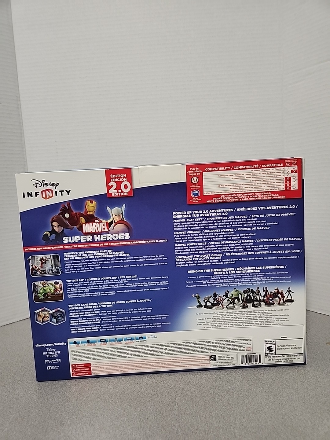 Disney Infinity 2.0 Marvel Super Heroes Starter Pack For Playsation 4 Sealed ☆