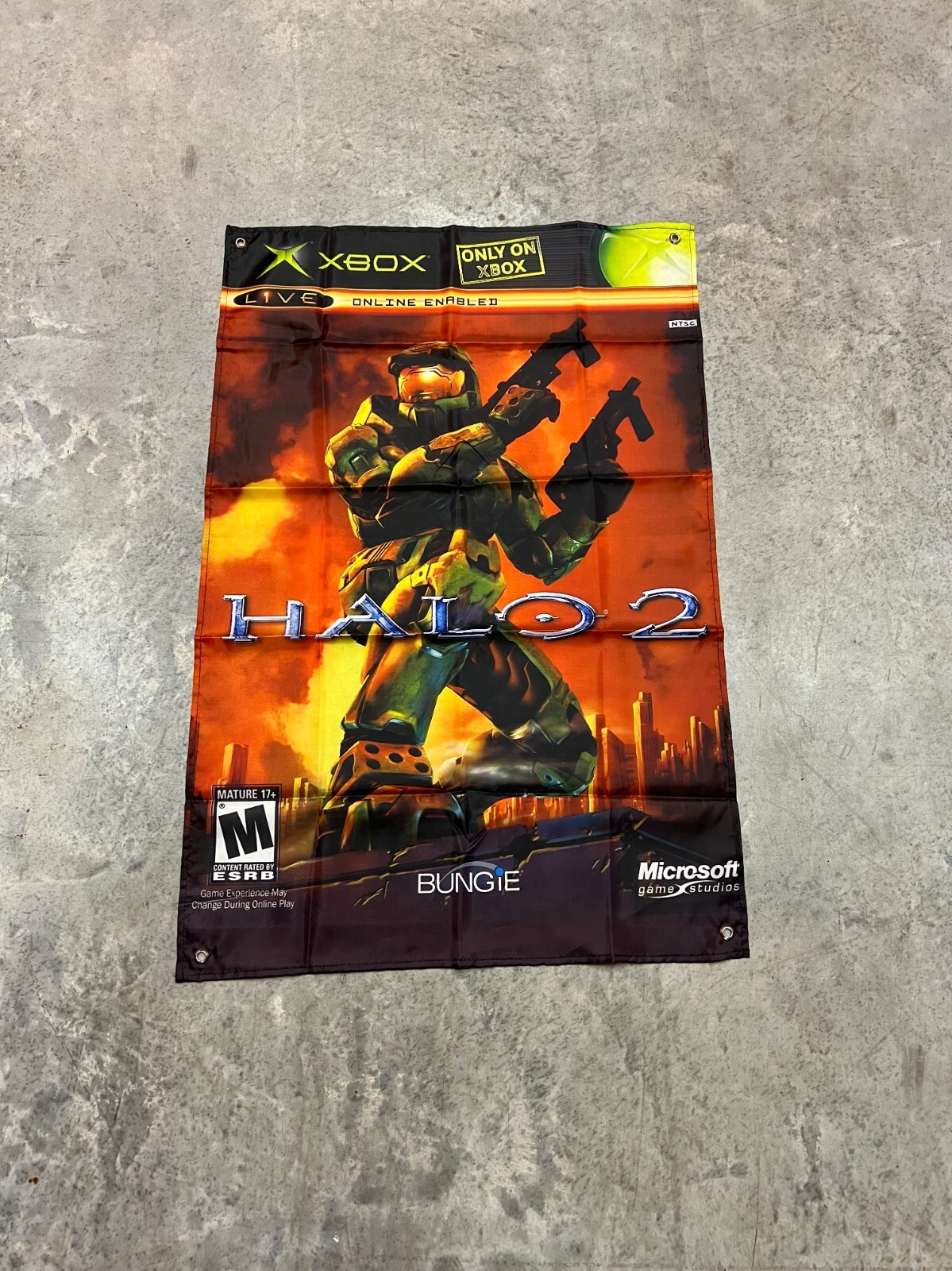 Halo 2 Custom Wall Flag Banner Tapestry 2 x 3 Ft, Xbox