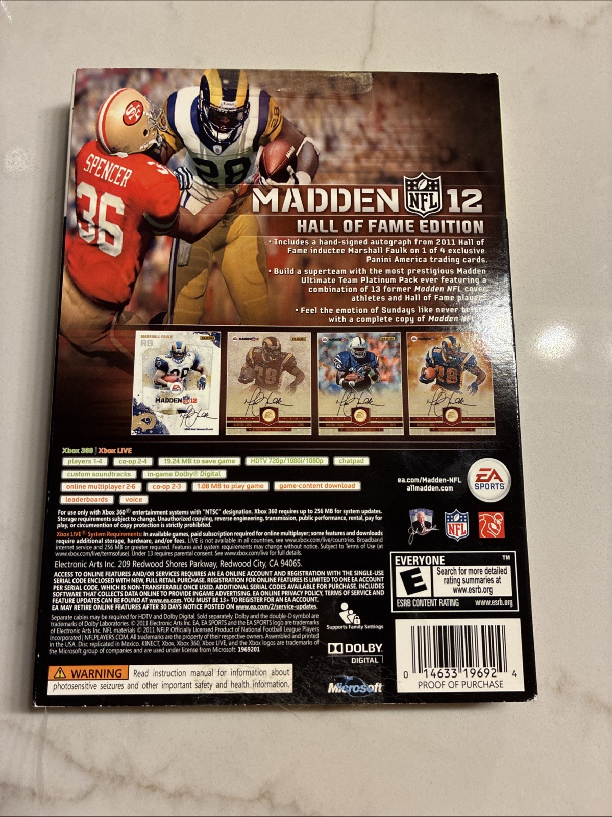 Madden NFL 12 – Hall of Fame Edition