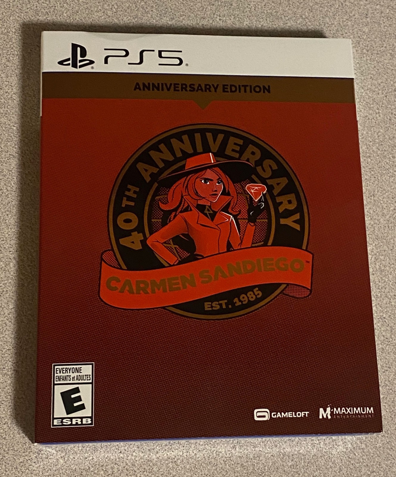 Carmen Sandiego 40th Anniversary PS5 New Maximum Games 110-1028 810145310281