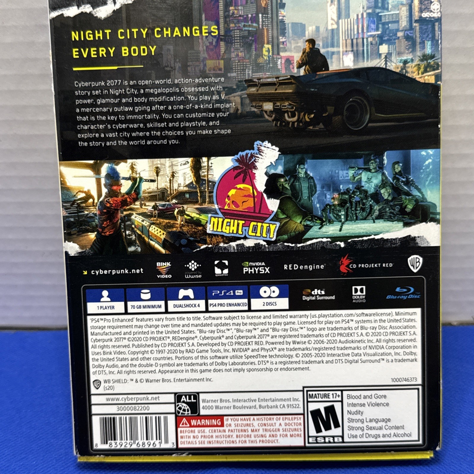 Cyberpunk 2077 Collector’s Edition (PlayStation 4, 2020)