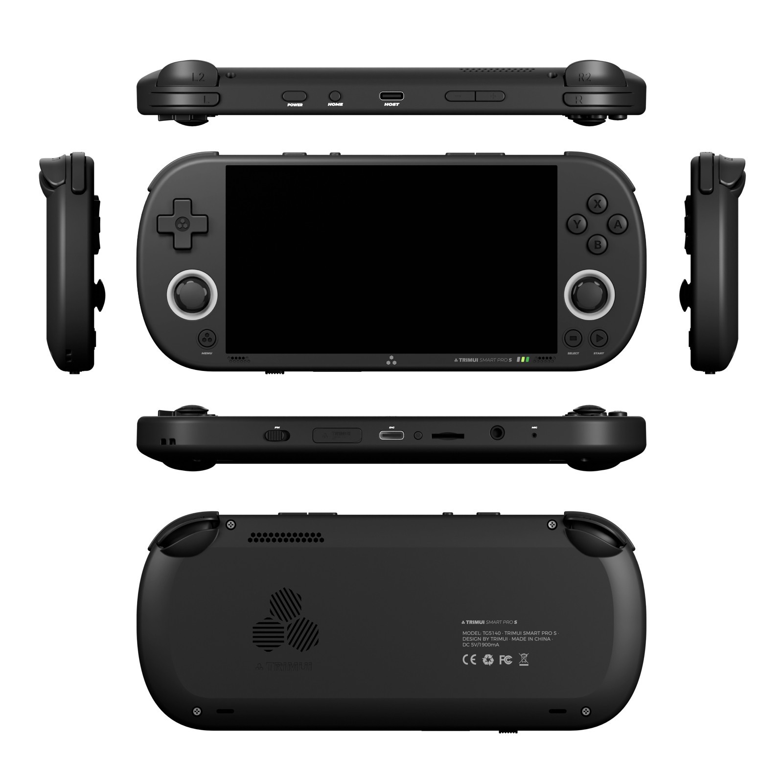 RIMUI SMART PRO S Handheld Game Console, Allwinner A523 2.5x GPU Boost Retro GBA