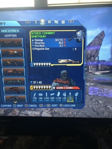 Borderlands Game of the Year Edition PS4 Modded Weapons