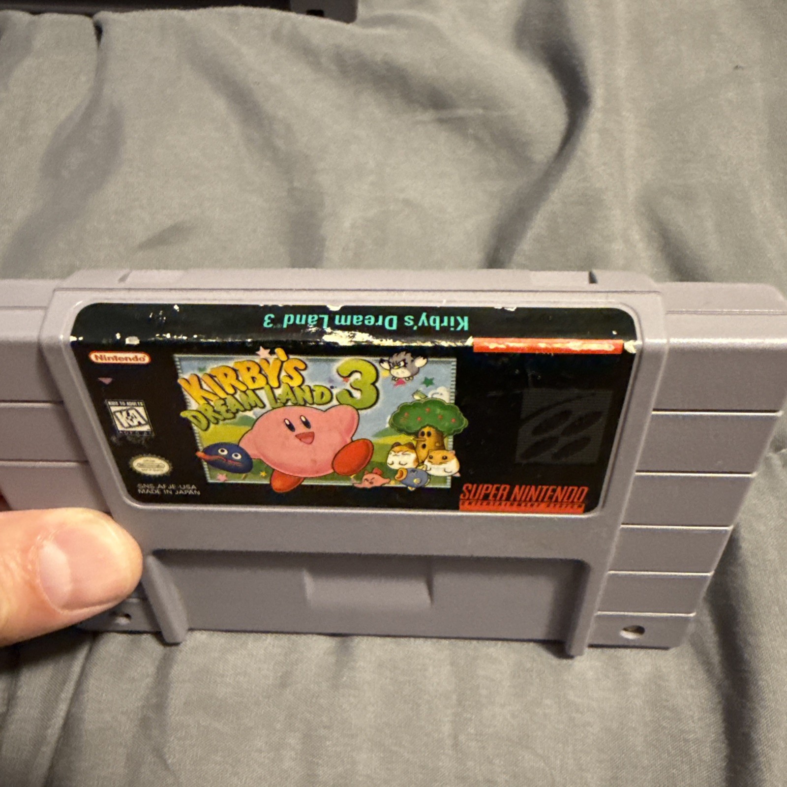 SNES Super Nintendo Kirby’s Dream Land 3 Cleaned & Tested