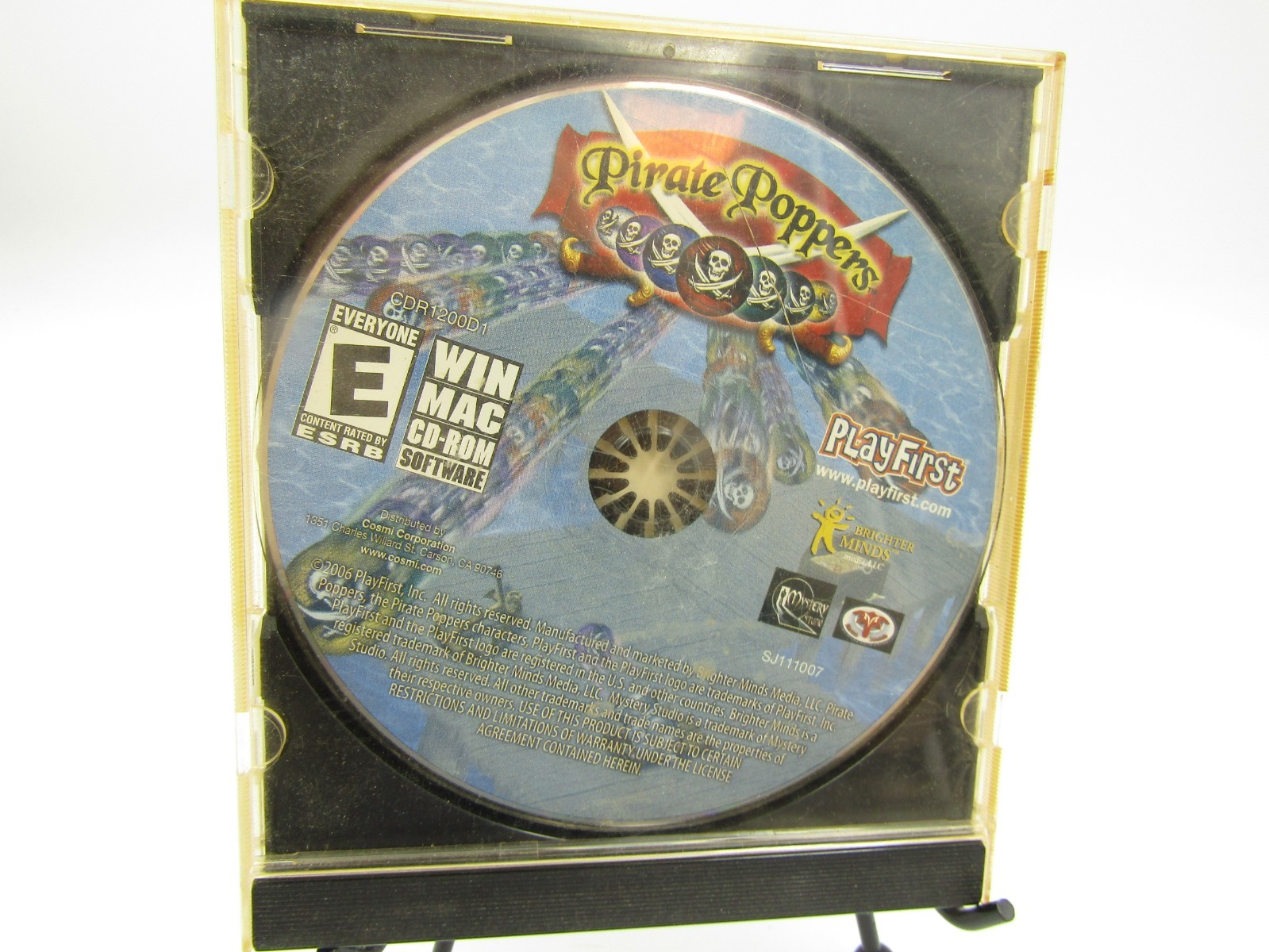 Pirate Poppers Video Game (PC 2006) CD