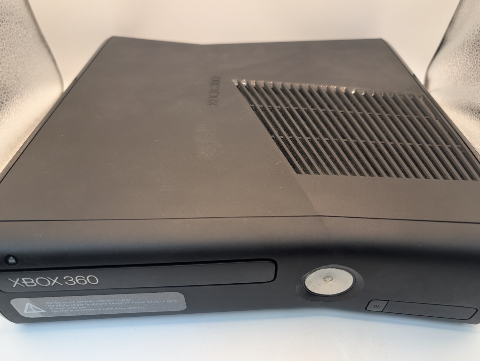 Xbox 360 S Slim 250GB HDD Console Bundle w/ Controller & 15 Games Tested Working