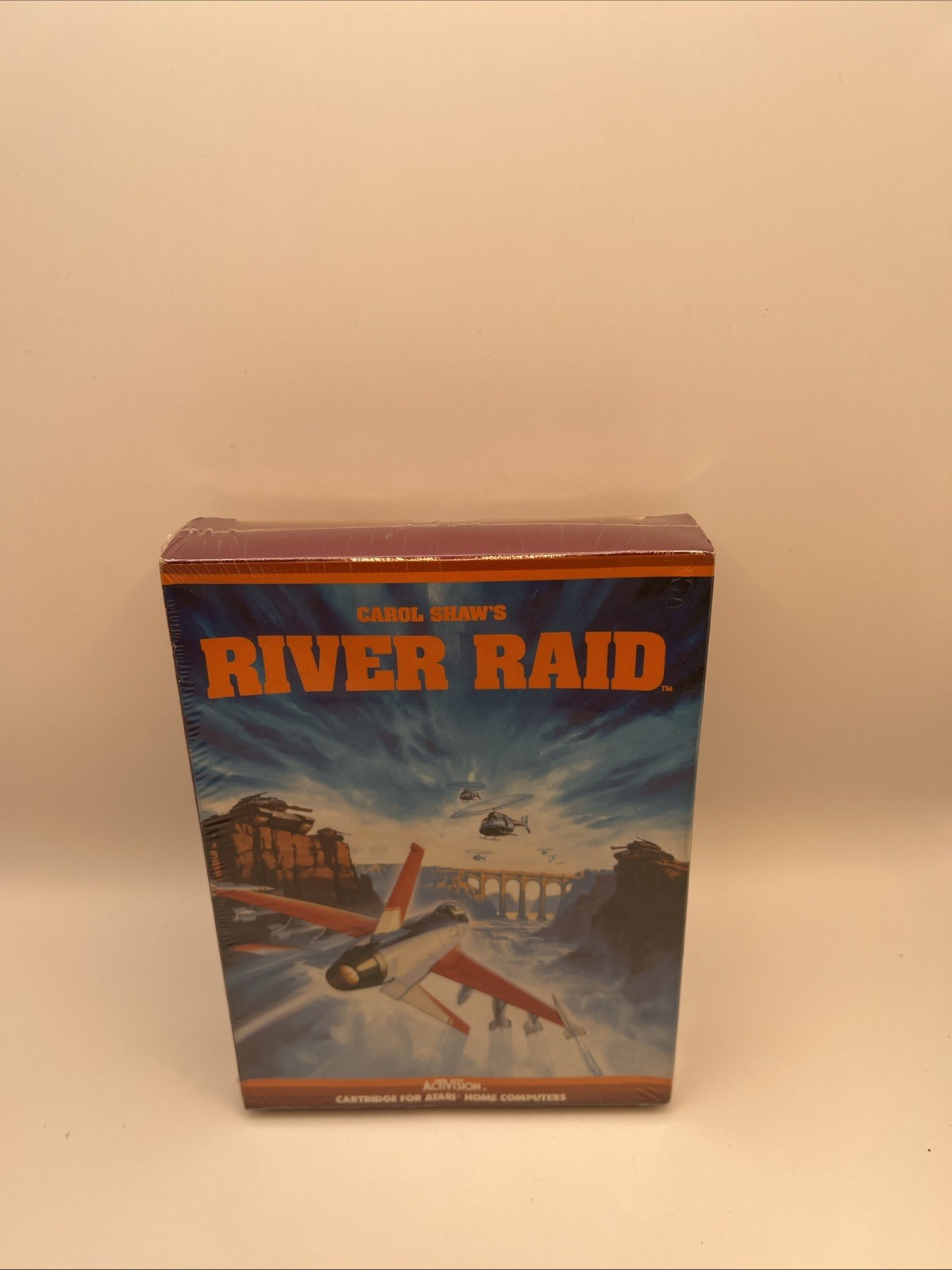 Carol Shaw’s River Raid Activision for the Atari Cartridge & Box!