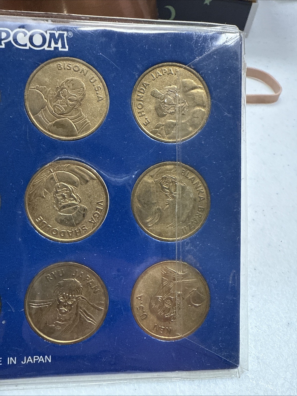 Street Fighter 2 II Coins Complete Golden Set 12 Capcom Vintage Club Nintendo