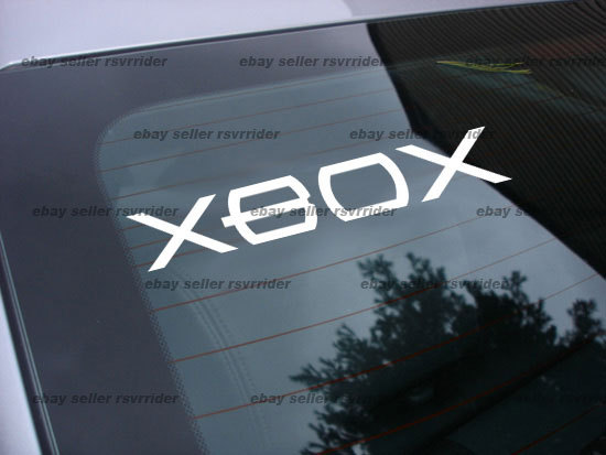 xbox window decal sticker (*free shipping 2 decals)